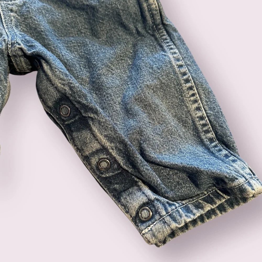 Baby OshKosh The Genuine Article 12 Month Medium Wash Denim Overalls